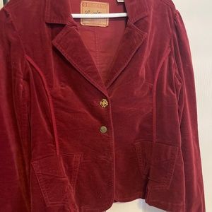 Suede Fitted Womens Jacket